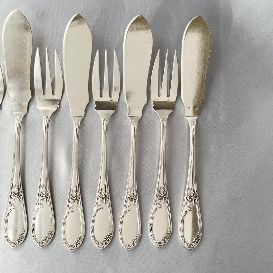 【仏蘭西】 Louis XV カトラリーセット 12本　ルイ15世様式