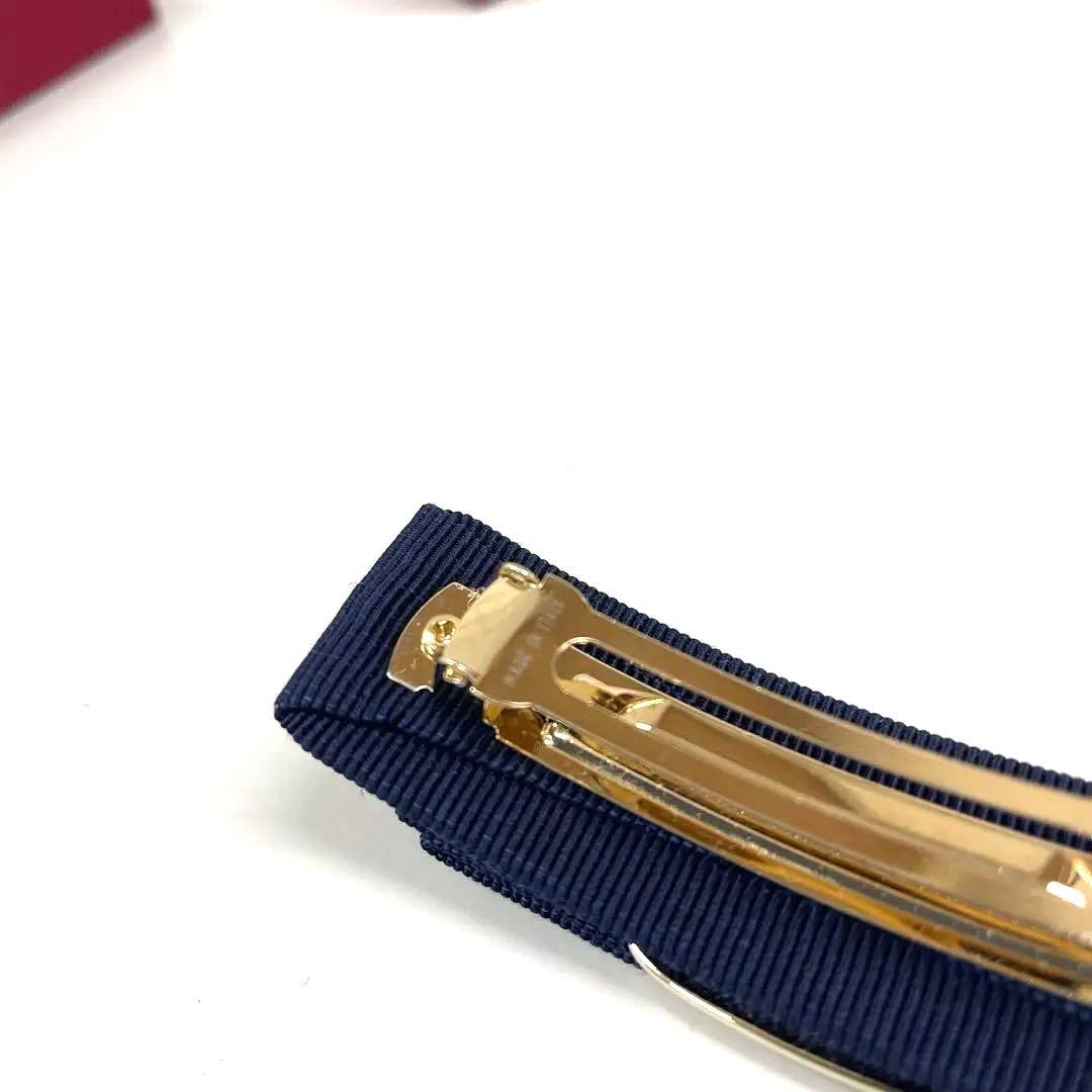 Ferragamoヴァラ⭐︎リボンバレッタ⭐︎新品同様！