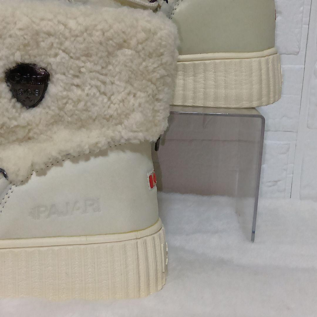 ​極暖♡【Pajar】パジャール リアルムートン スノーブーツ 防水 24.5