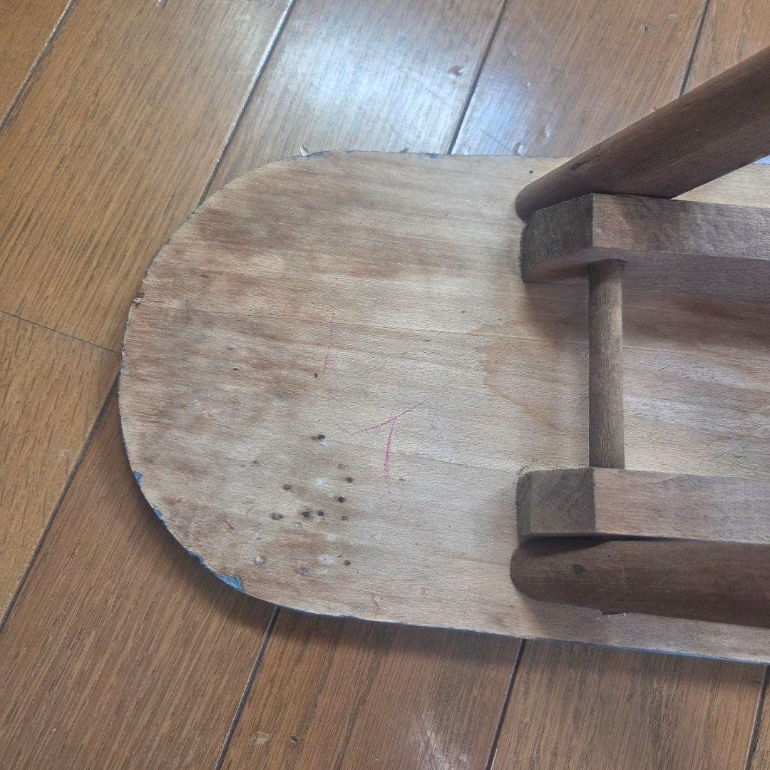 フランス　アンティーク　小さなアイロン台　ままごと