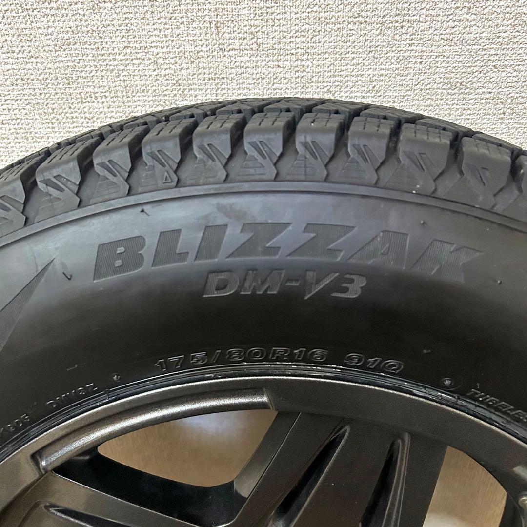 ブリザック 175/80R16 DM-V3 ジムニー 実走3000km 美品