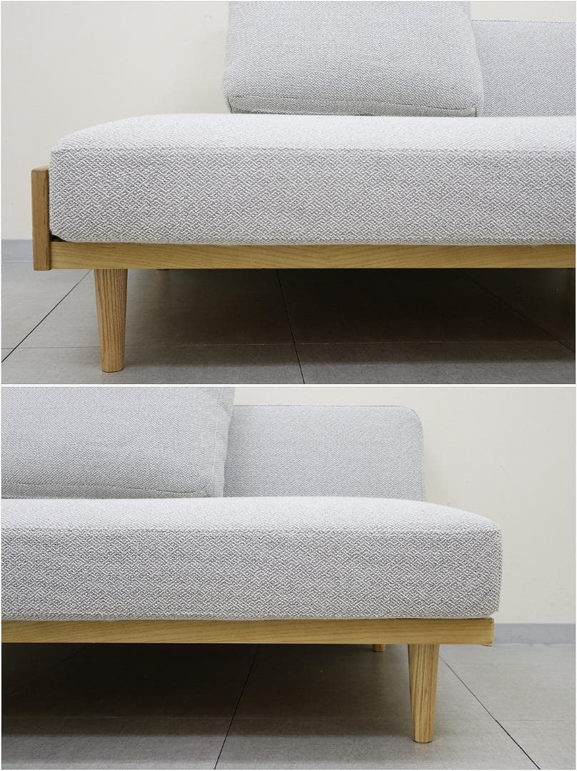 未使用 unico ウニコ NOLA ノルア 2シーター ソファ 2人掛 B品