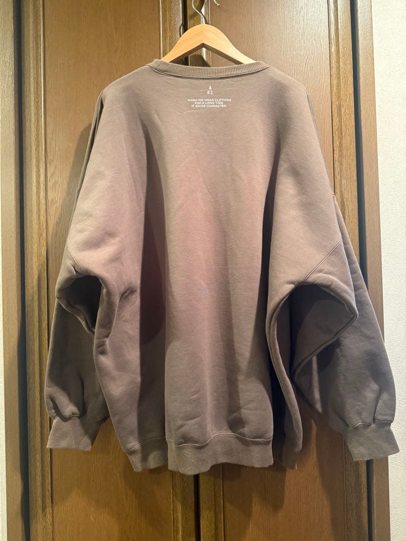 Curensology＆RC フレンチテリービッグトレーナー♢カーキ