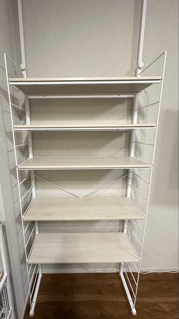 【美品】 ニトリ　Nポルダ 80cm ホワイトウォッシュ