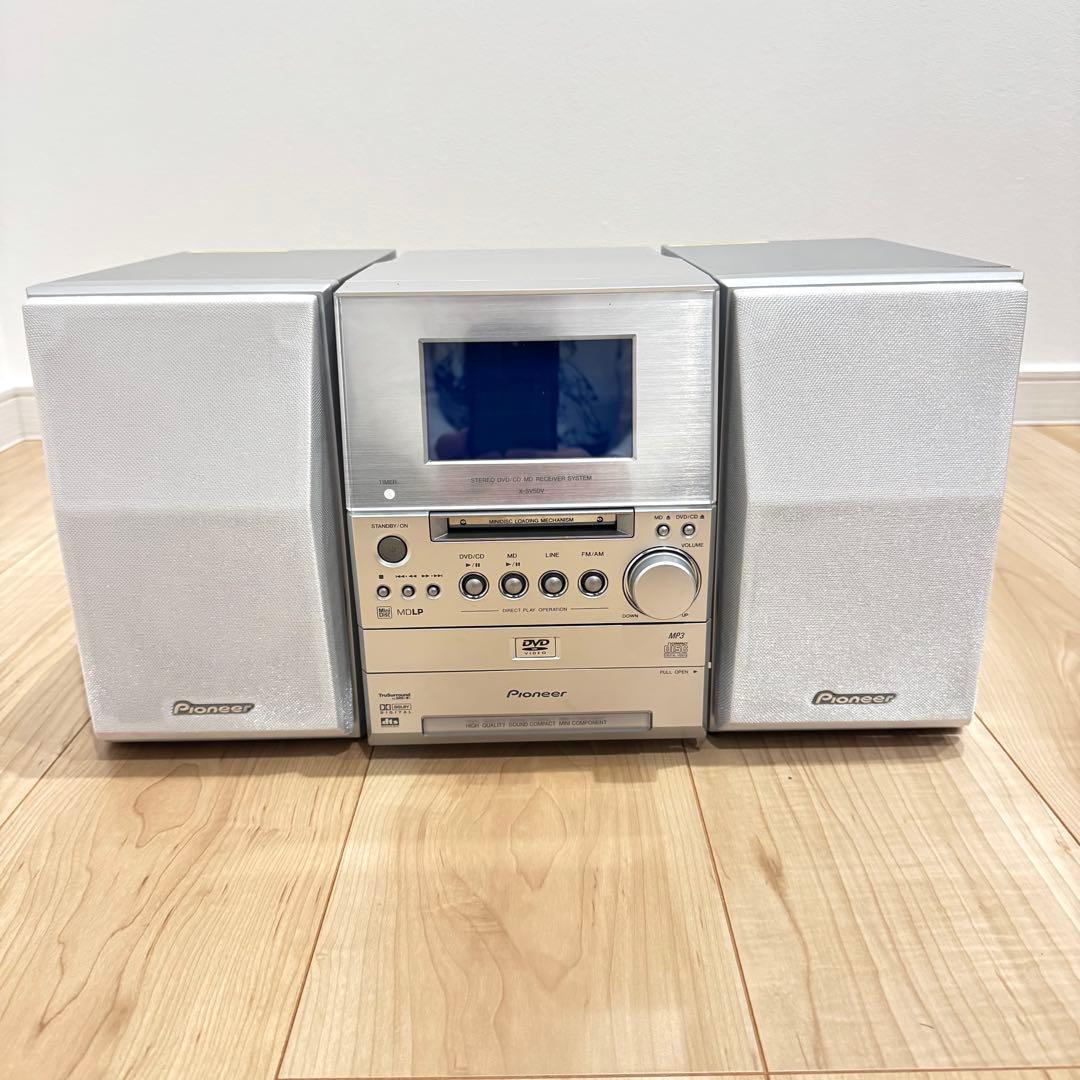 【美品】 Pioneer X-SV5DV ミュージックコンポ　MDプレーヤー