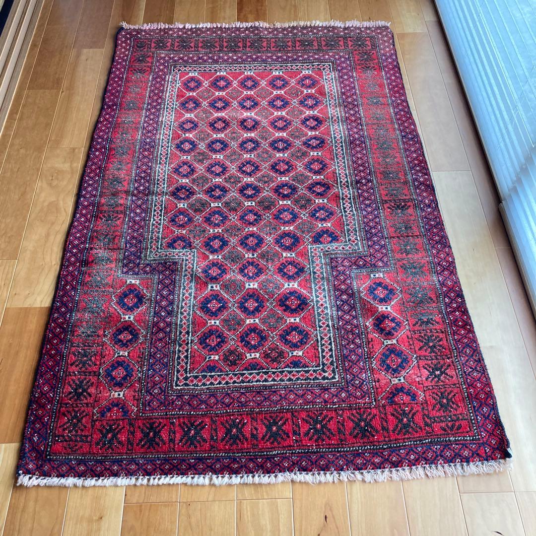 ヴィンテージラグ　トライバルラグ　プレイヤーラグ