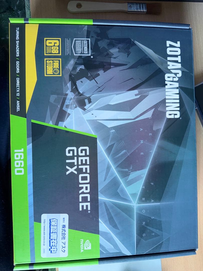 グラフィックボード・グラボ・ビデオカード Geforce GTX1660 6GB (ZOTAC)