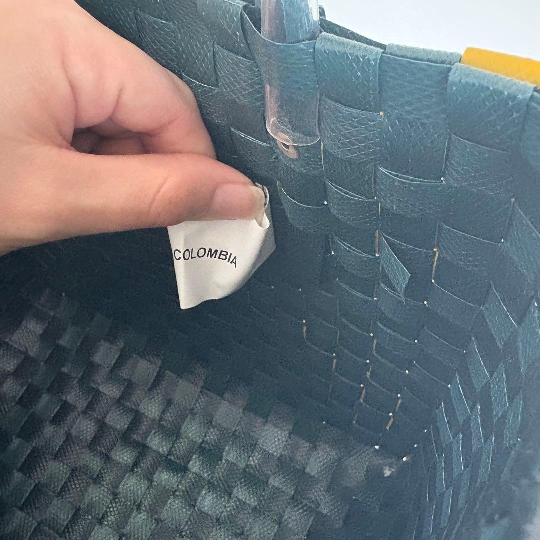 MARNI MARKET かごバッグ グリーン