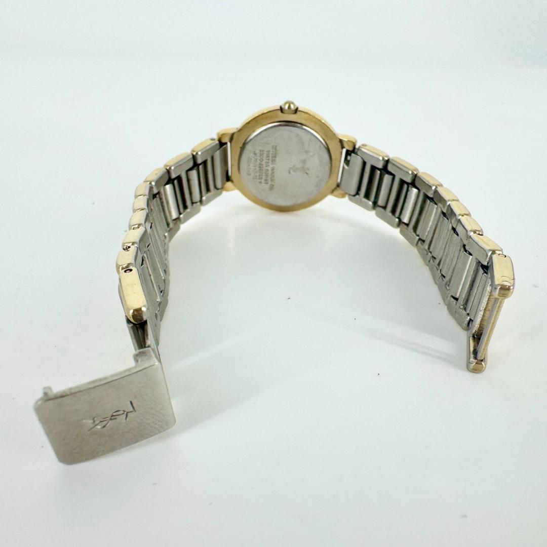 【新品電池】YVESSAINTLAURENT コンビ レディース 腕時計