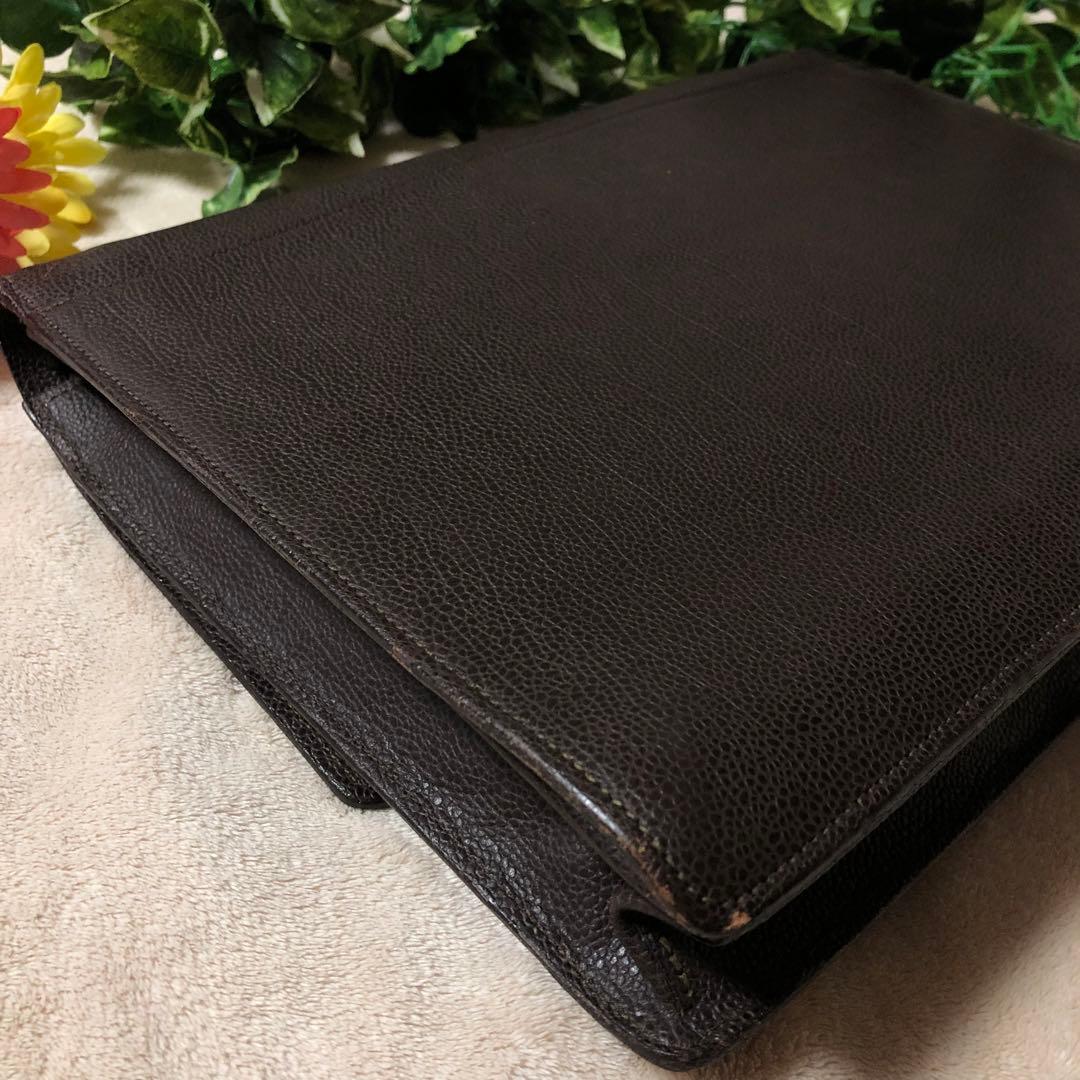 レア✨ポーター　吉田カバン　ブリーフケース ダレスバッグ　レザー　ダークブラウン