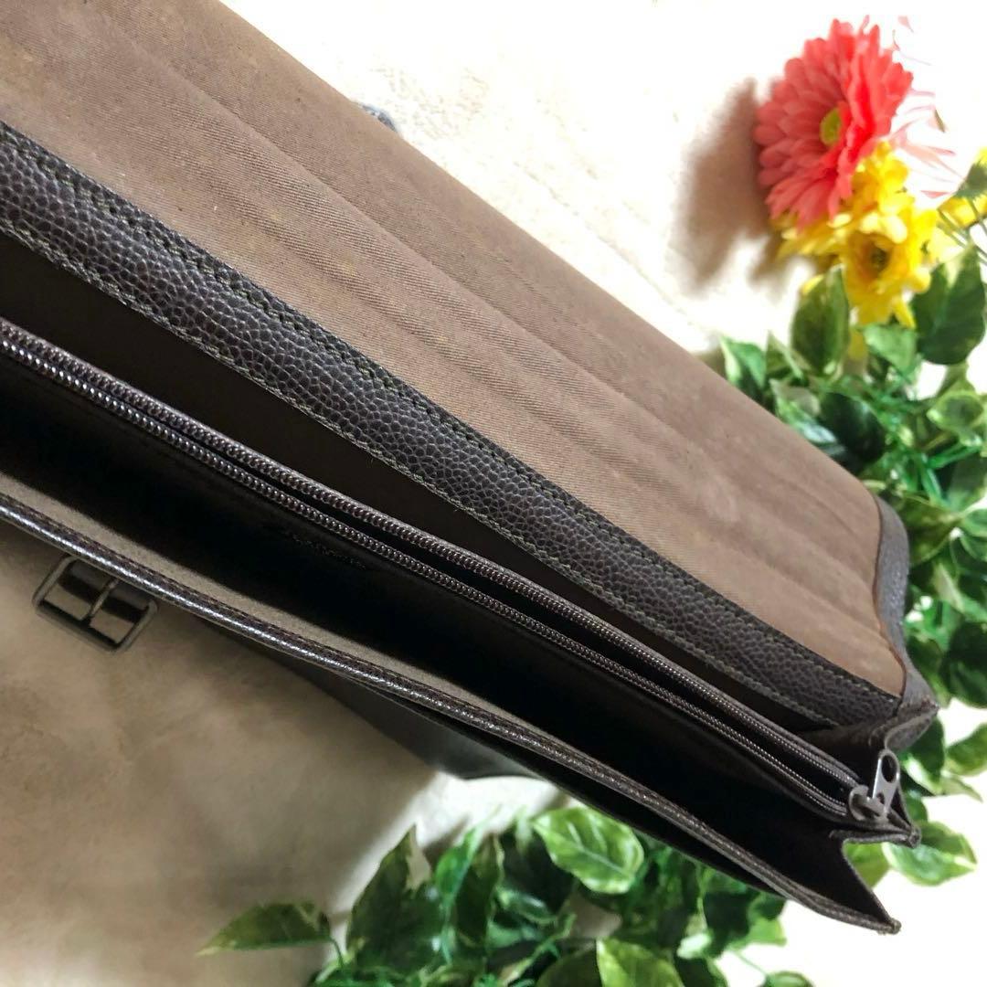 レア✨ポーター　吉田カバン　ブリーフケース ダレスバッグ　レザー　ダークブラウン