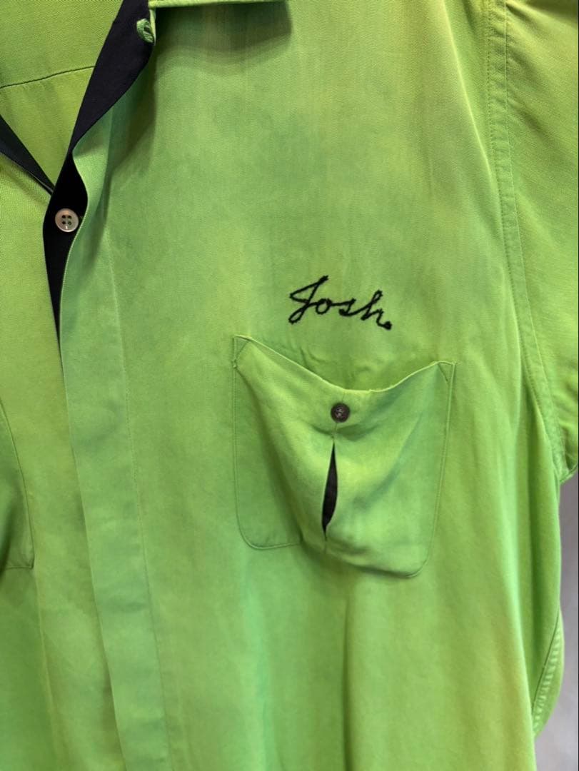 ウェア・シャツ 1950's \"HILTON\" RAYON BOWLING S/S SHIRT