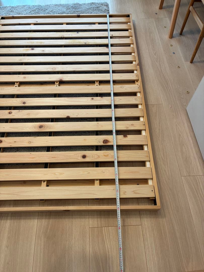 木製スノコベッド ダブルサイズ
