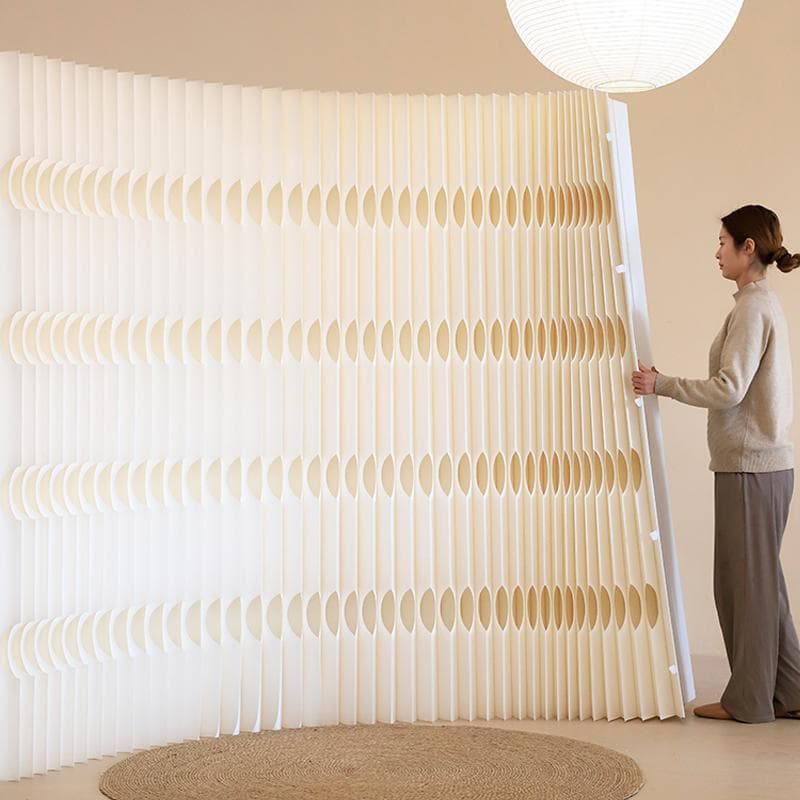 パーテーション間仕切り折り畳み式高さ1.8ｍ長さ1ｍ-2ｍ組立不要ついたて目隠し