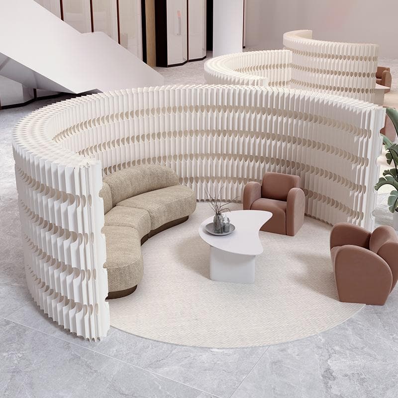 パーテーション間仕切り折り畳み式高さ1.8ｍ長さ1ｍ-2ｍ組立不要ついたて目隠し