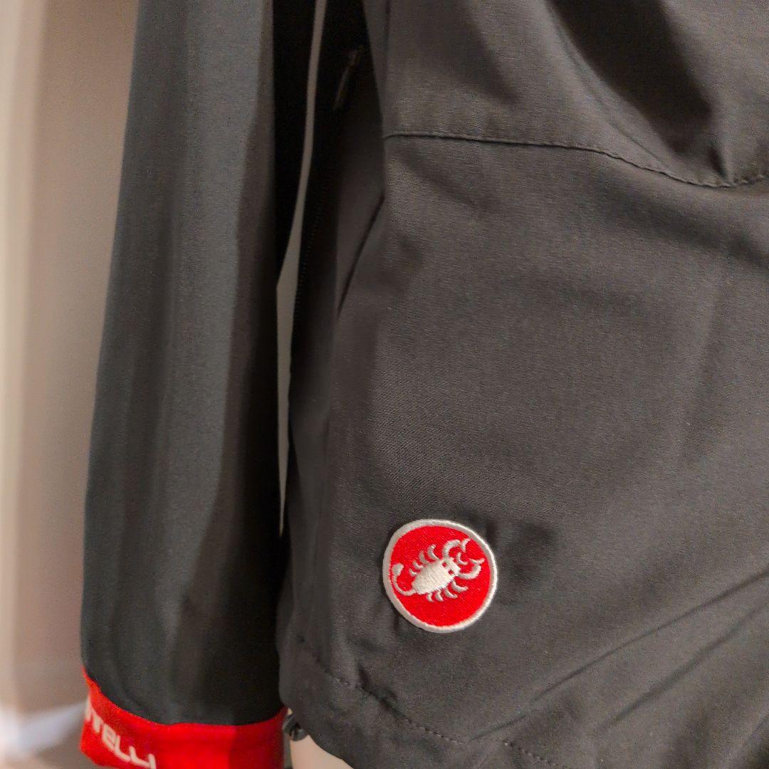 Castelli サイクルジャケット ブラック/レッド