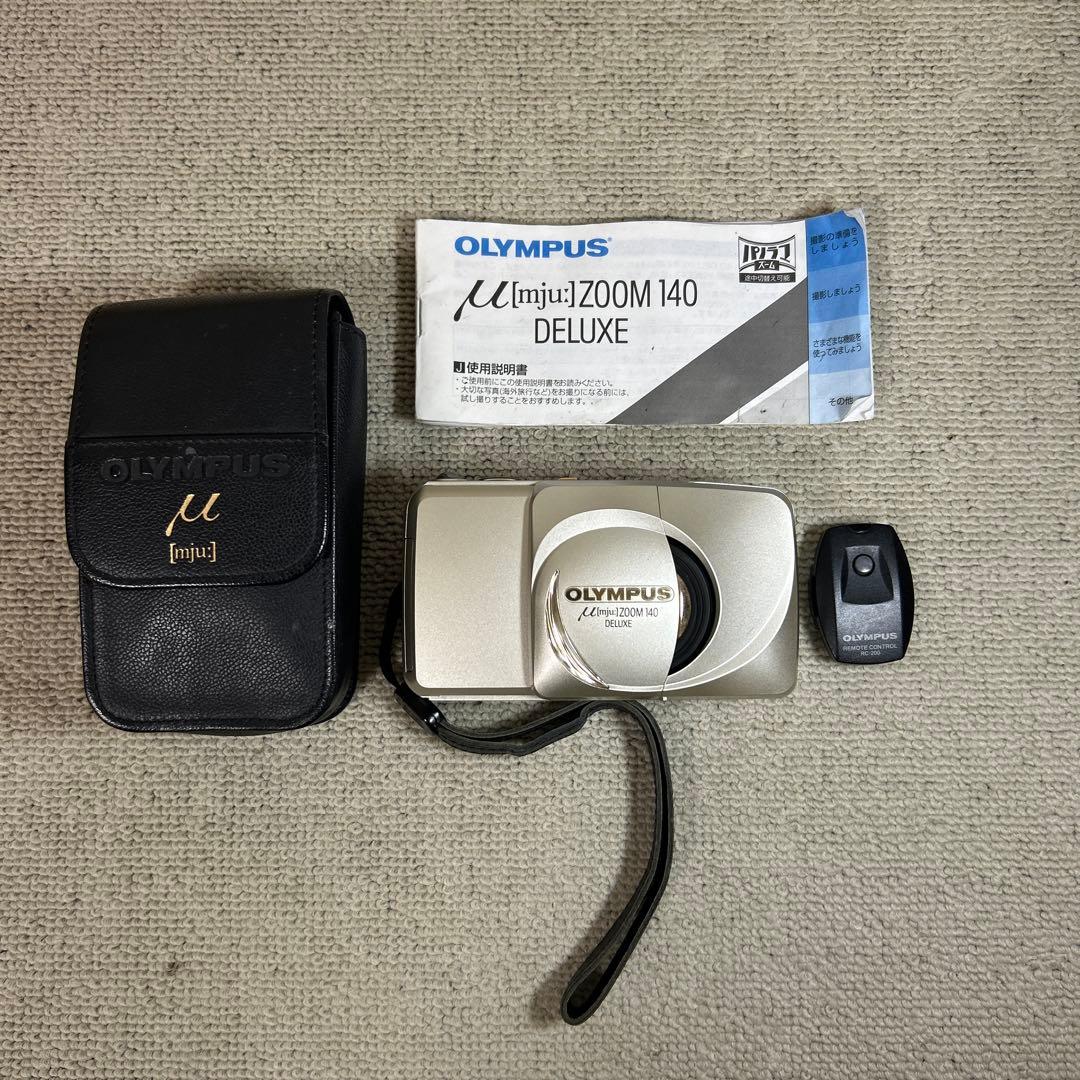 【美品•動作確認ＯＫ】OLYMPUS μ ZOOM 140 DELUXE