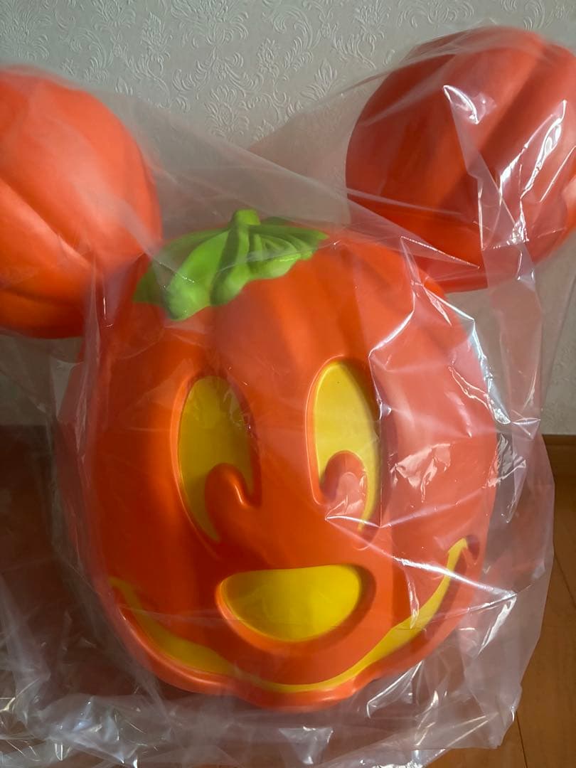 ディズニーストア　ハロウィン　パンプキンライト　ミッキー