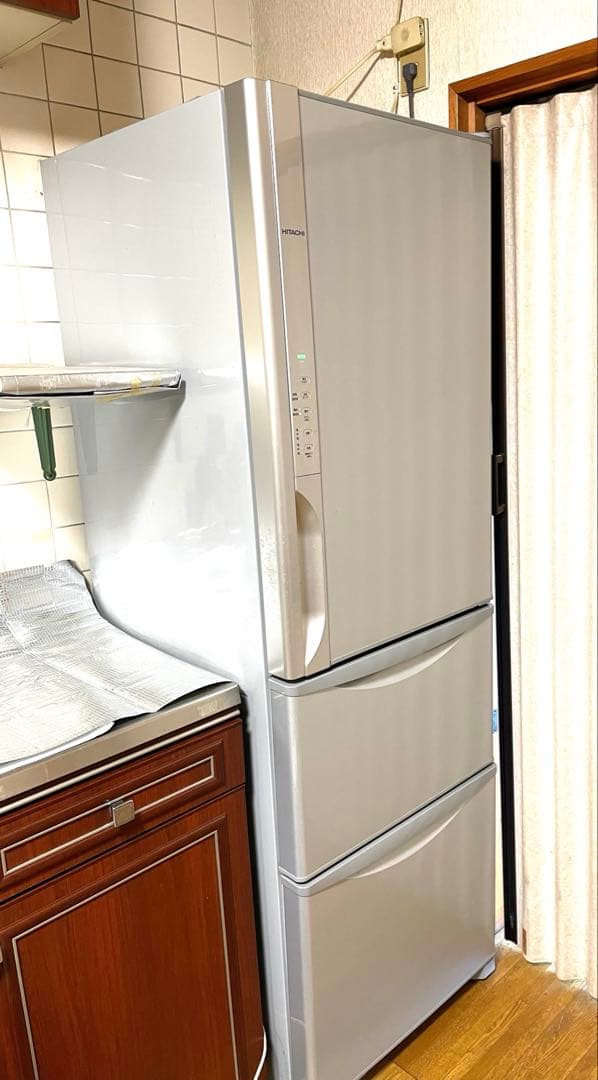 R-K370EV日立ノンフロン冷凍冷蔵庫 315L