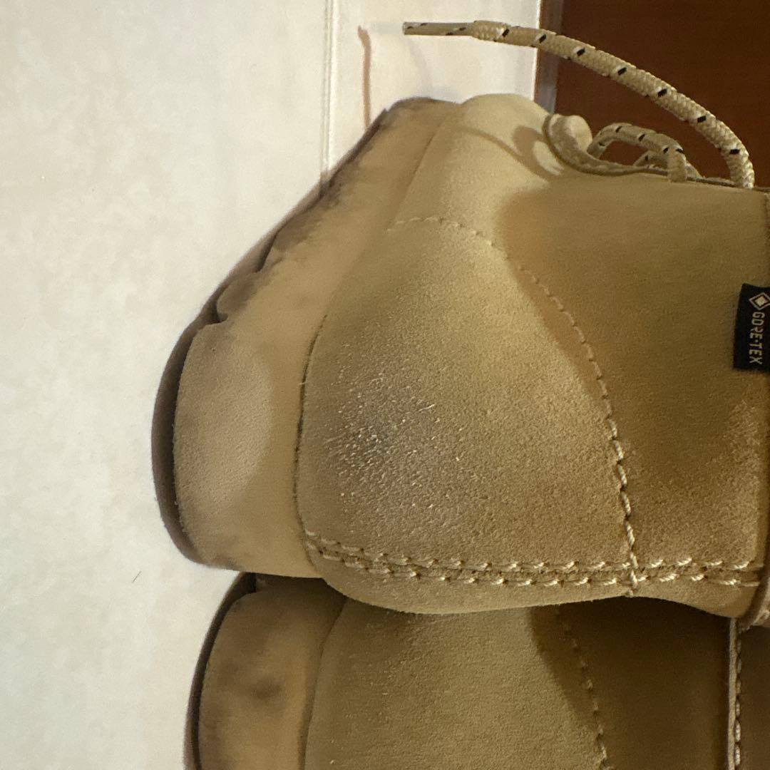 clarks ワラビーブーツ　メープル　GORE-TEX