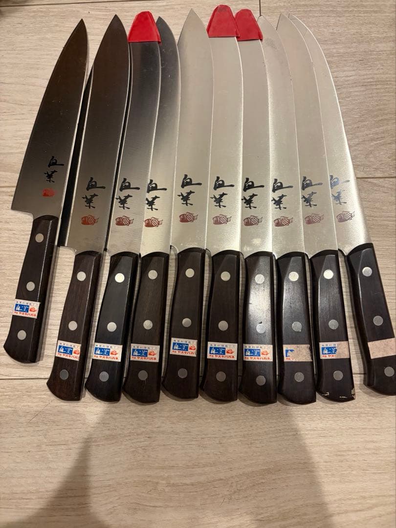 新品未使用　包丁セット 27本