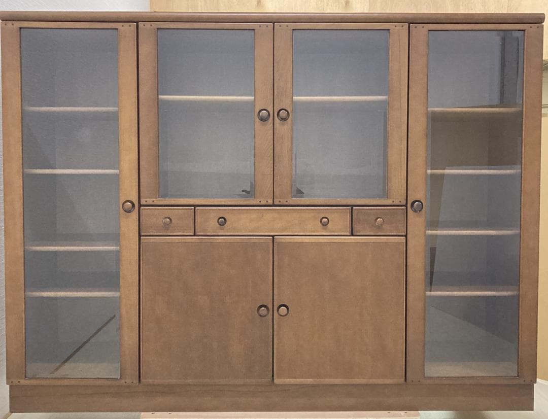 【飛騨産業】キツツキ　キャビネット　リビングボード　食器棚