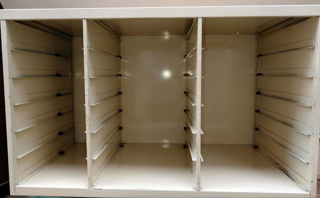 6段 スチール レターケース 引出し 小物入れ 書類ケース オフィス家具 レトロ