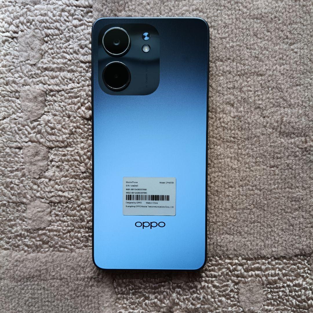中古 OPPO A5x グラデーションブルー 本体