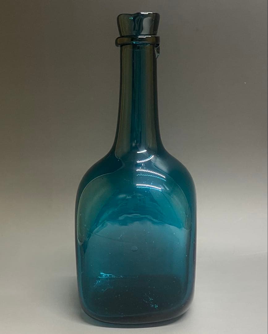 倉敷ガラス　小谷真三　吹きガラス　飾り瓶　花瓶　花入　a616