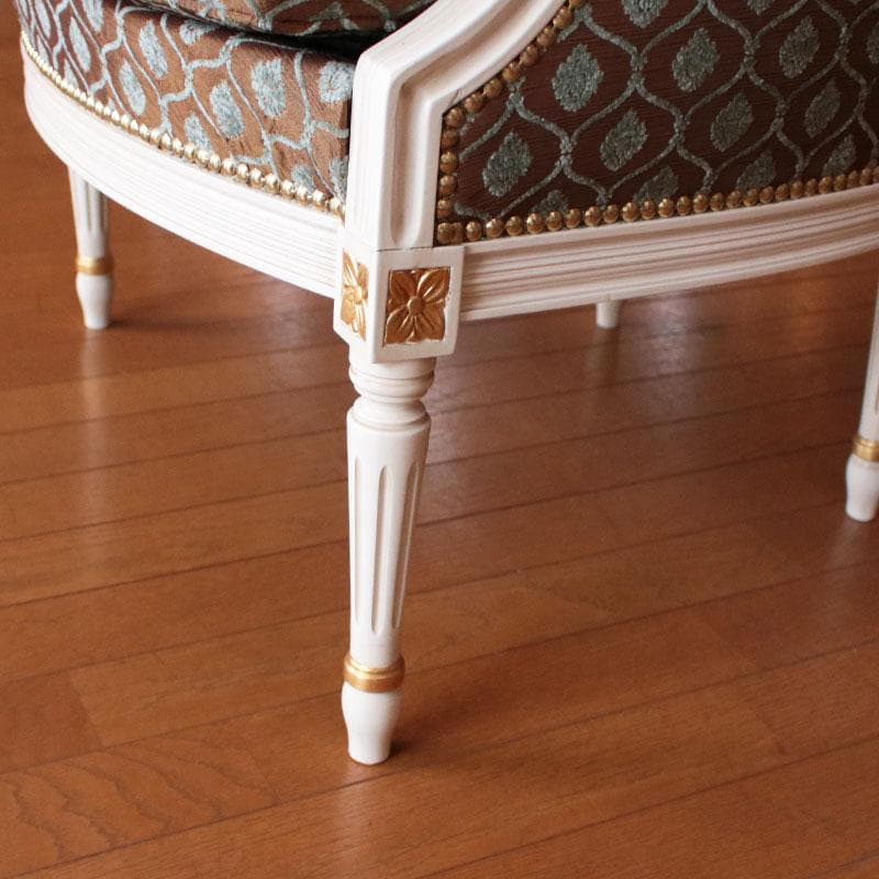 michiko ソファ 一人がけ グリーン エレガント 122-149