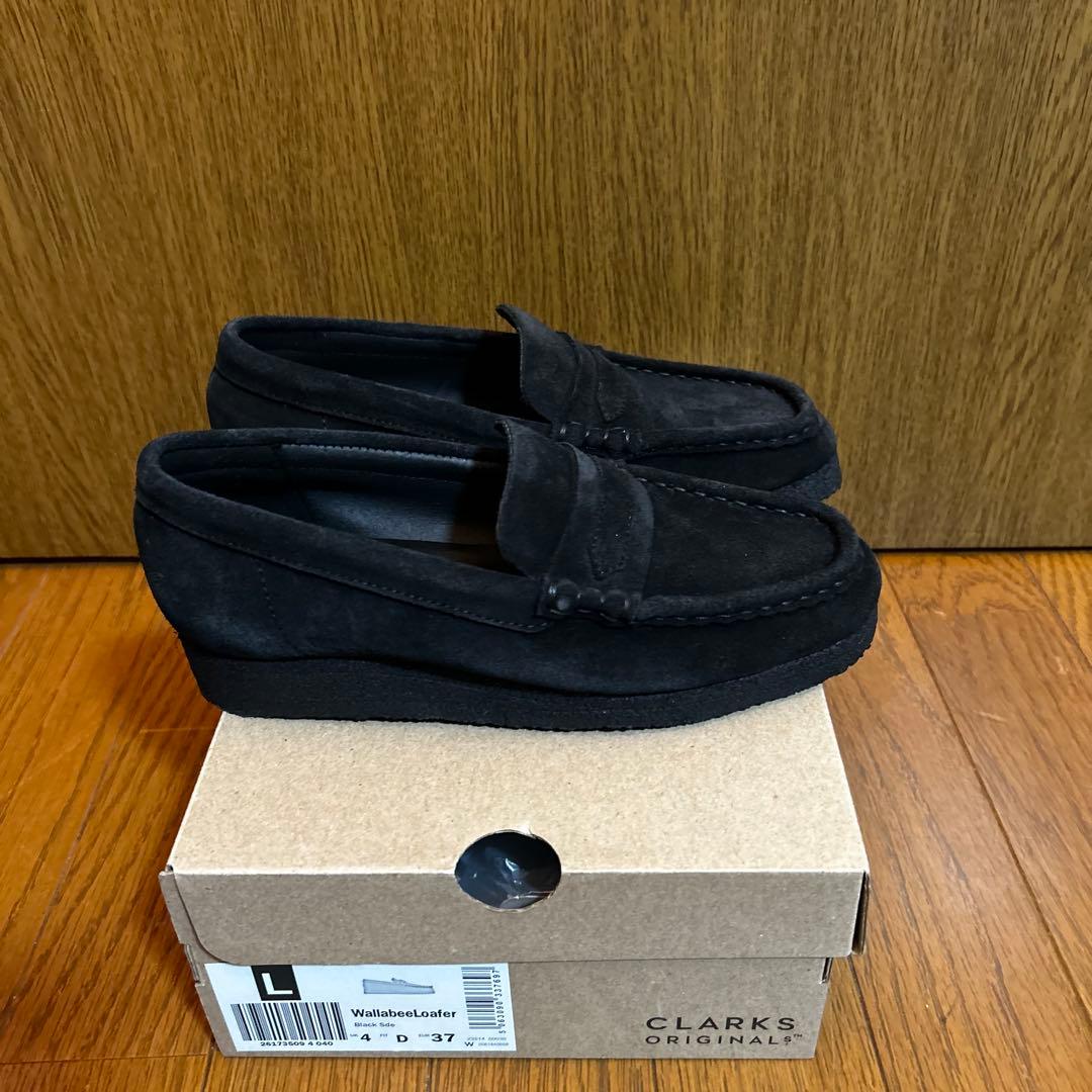 【未使用品】定価26400 CLARKS Wallabee Loafer UK4