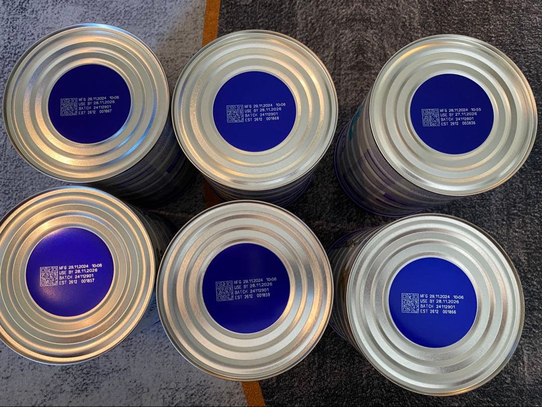 Bubs Organic 粉ミルク ステップ1（0〜6ヶ月）大缶 800g 6缶