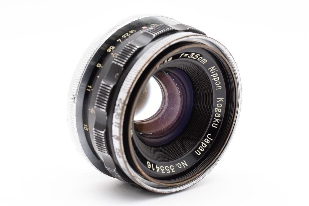 激レア 日本光学 W-NIKKOR C 35cm f/1.8 Sマウント カメラ