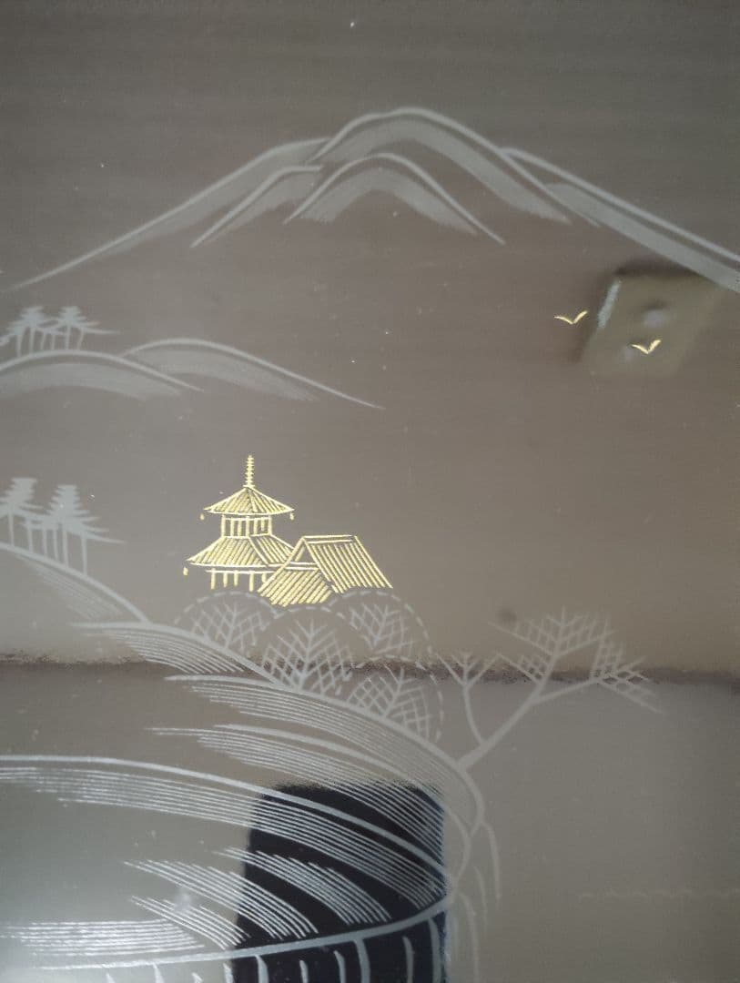 会津漆塗り　沈金　客膳セット　30セット