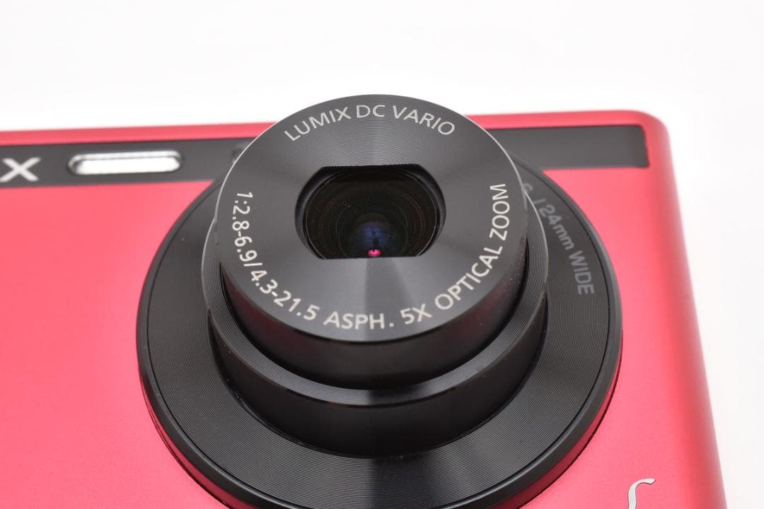 【美品】Panasonic LUMIX DMC-XS1 レッド　動作確認済