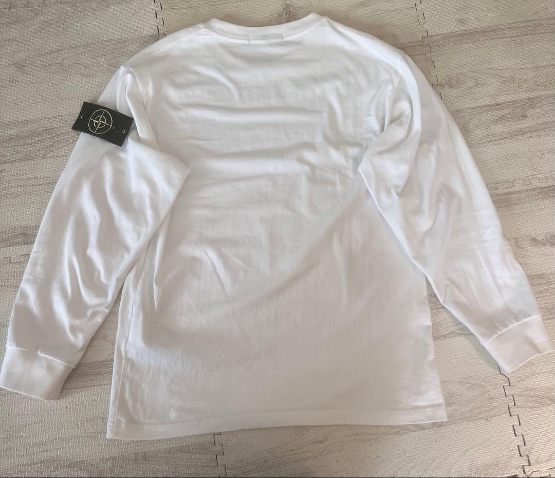 STONE  ストーンアイランド ロンT ホワイト 長袖