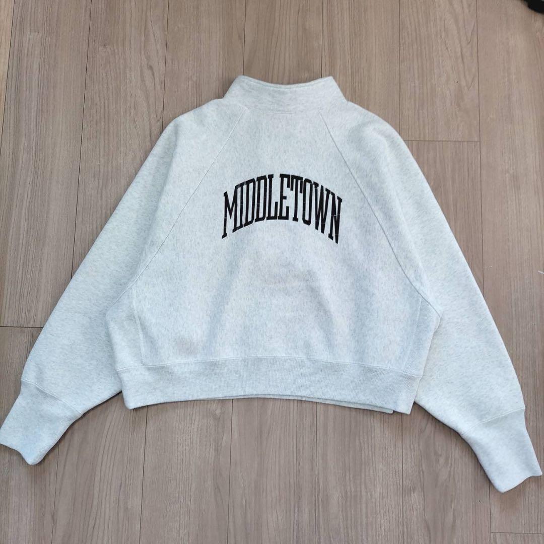 別注【CHAMPION/チャンピオン】 for JS ハーフジップスウェット