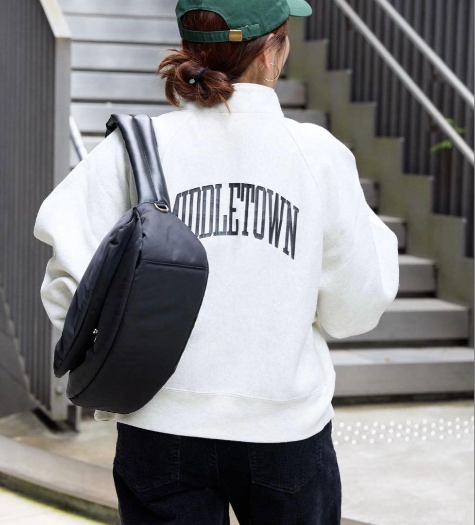 別注【CHAMPION/チャンピオン】 for JS ハーフジップスウェット