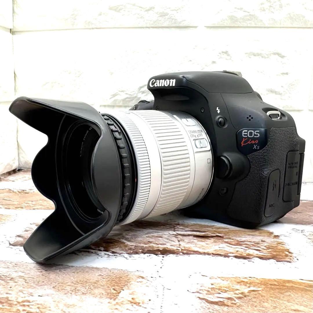 田中様希少シルバー色レンズCanon EOS KISS X5 レンズセットスマホ