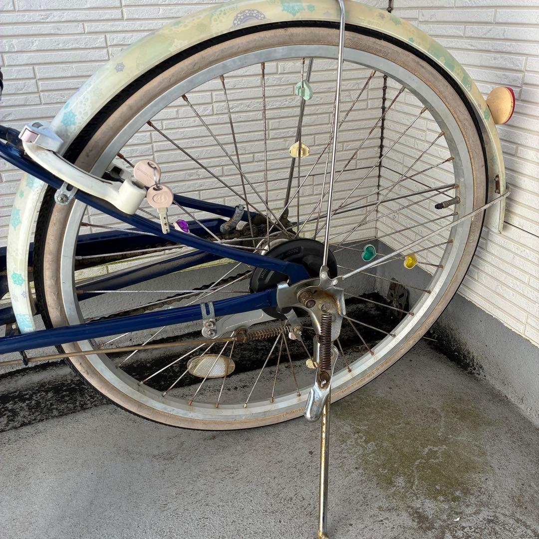 【山口県】ブリヂストン 女の子 自転車 リコリーナ24インチ ブルー