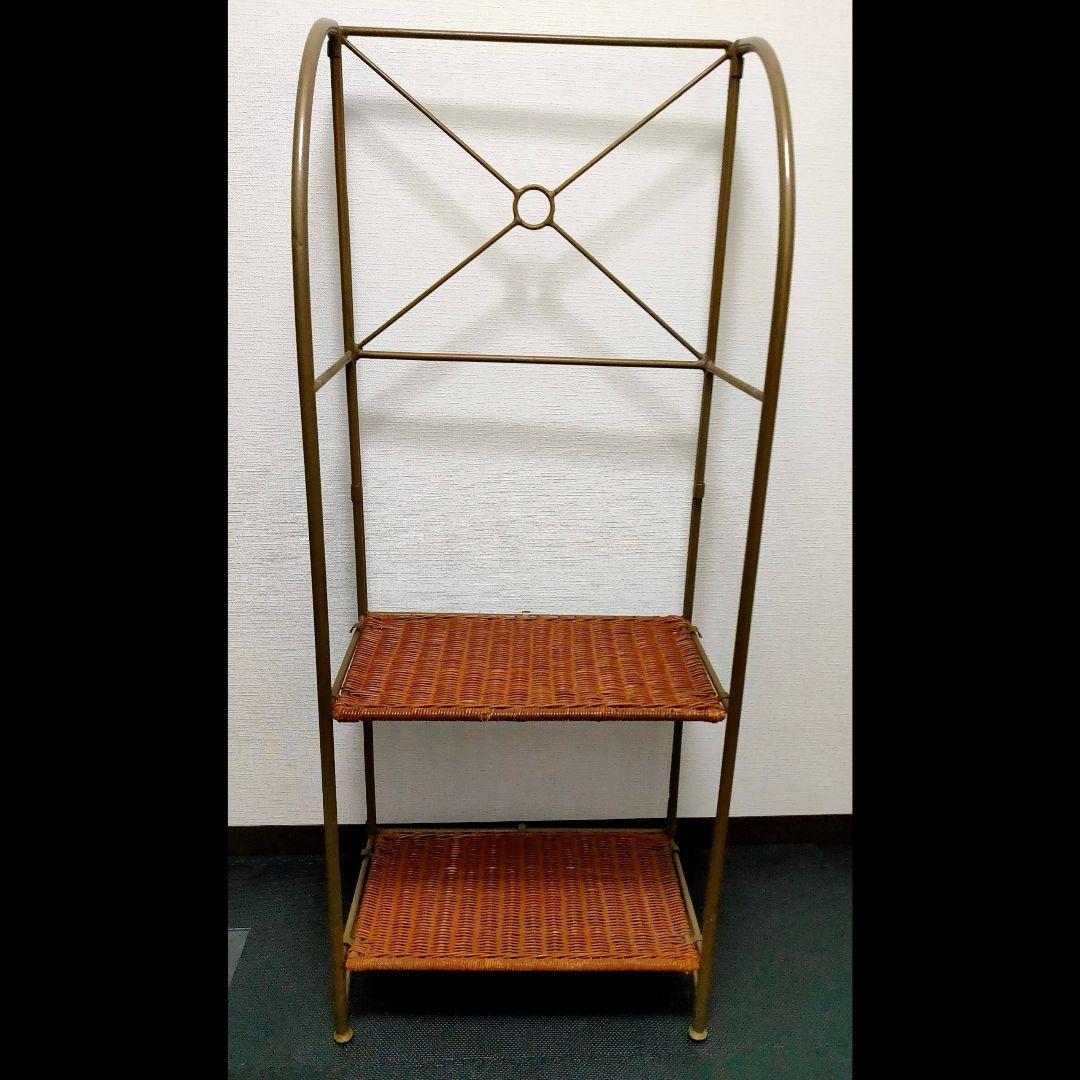 木製ラック・ウッドラック 612.Antique Iron Shelf Indonesia