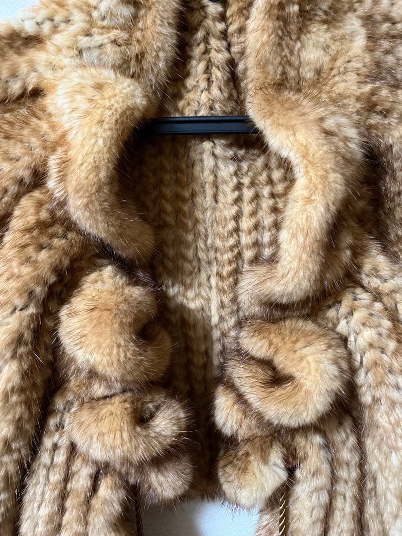 NAKAMURA FUR ゴールデンミンク ショール ケープ ポンチョ ボレロ