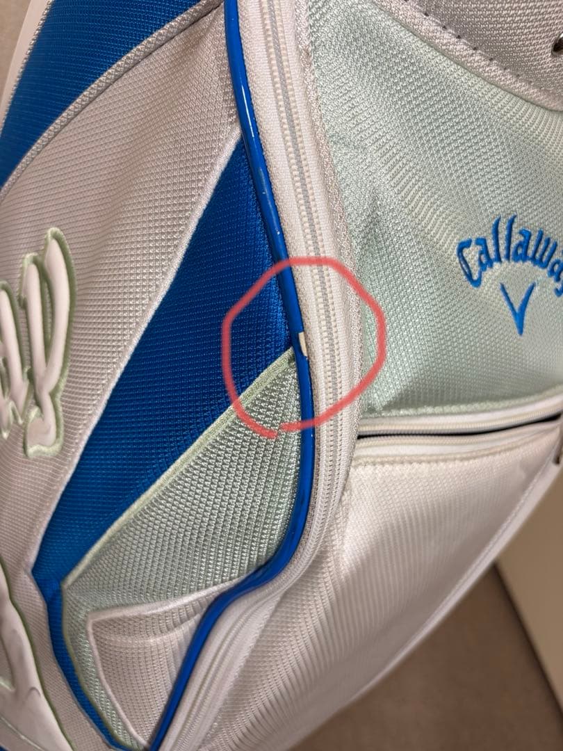 Callaway キャディバッグ ホワイト/ブルー
