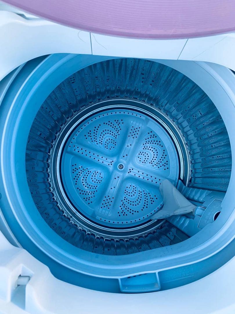 送料設置無料　SHARP 電気洗濯機　ES-G55RC-P