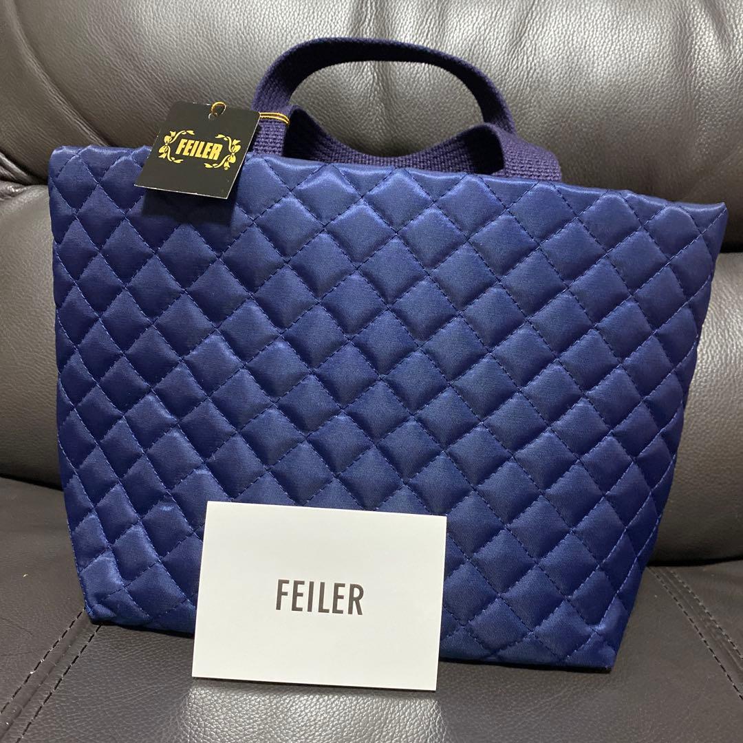 FEILER学校フェイラハイジ　パックインミニバック ネイビー新品