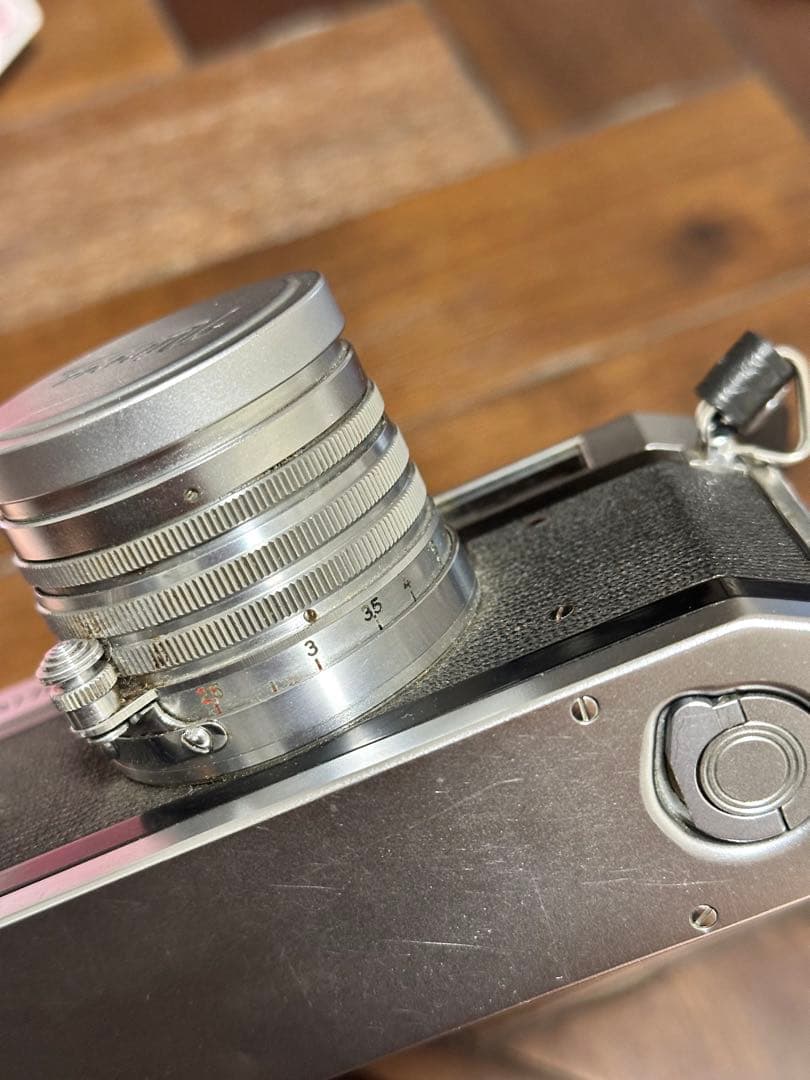 【ジャンク】キヤノン Ｐ型　ファインダーカメラ　レンズ　H.C5cm/2