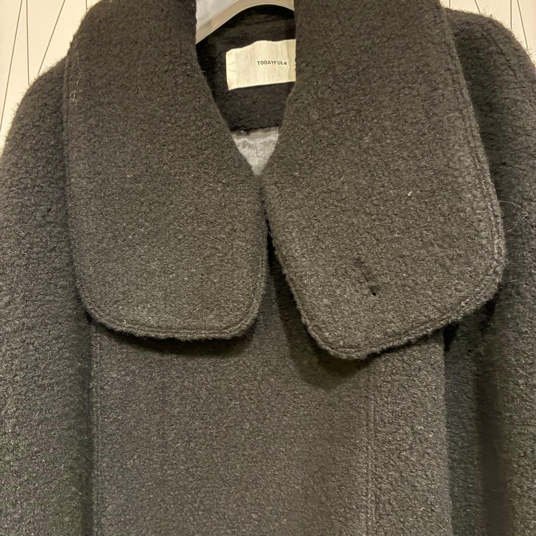 タグ有り TODAYFUL Standcollar Boucle Jacket