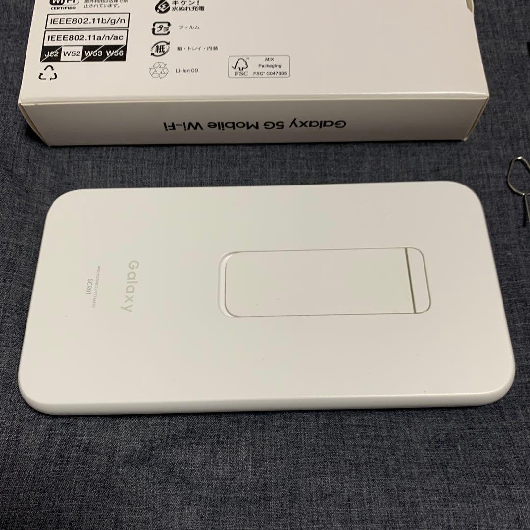 ルーター・ネットワーク機器 Galaxy 5G Mobile Wi-Fi SCR01 White