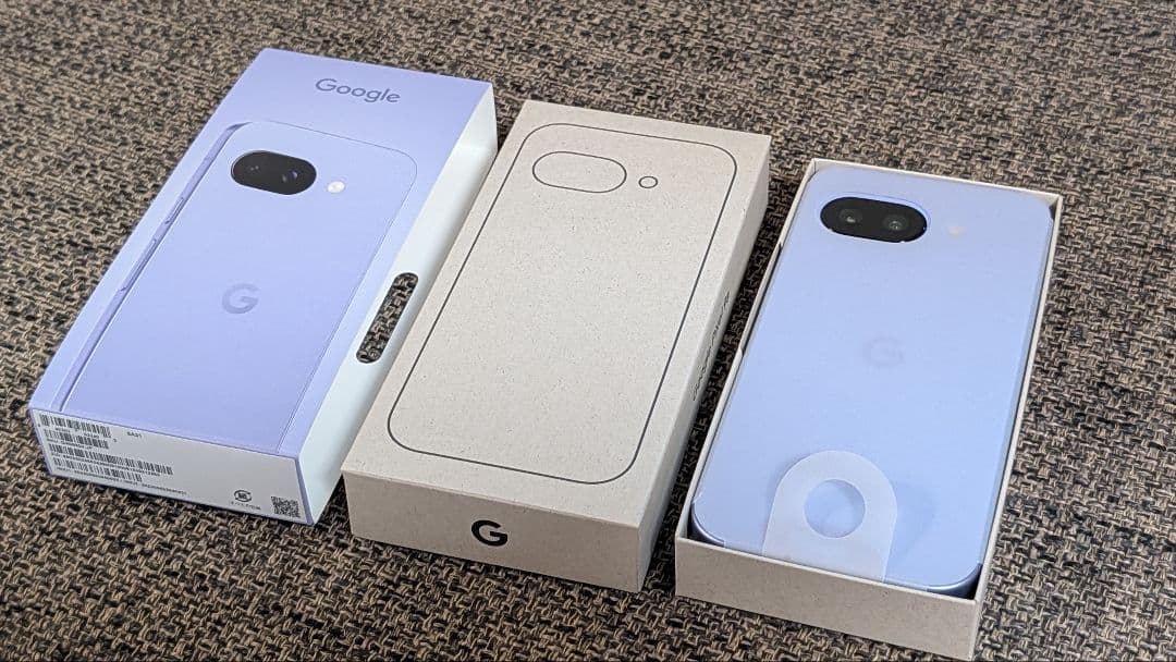 【未使用】Google Pixel 9a Iris フィルムとケース3つ付き