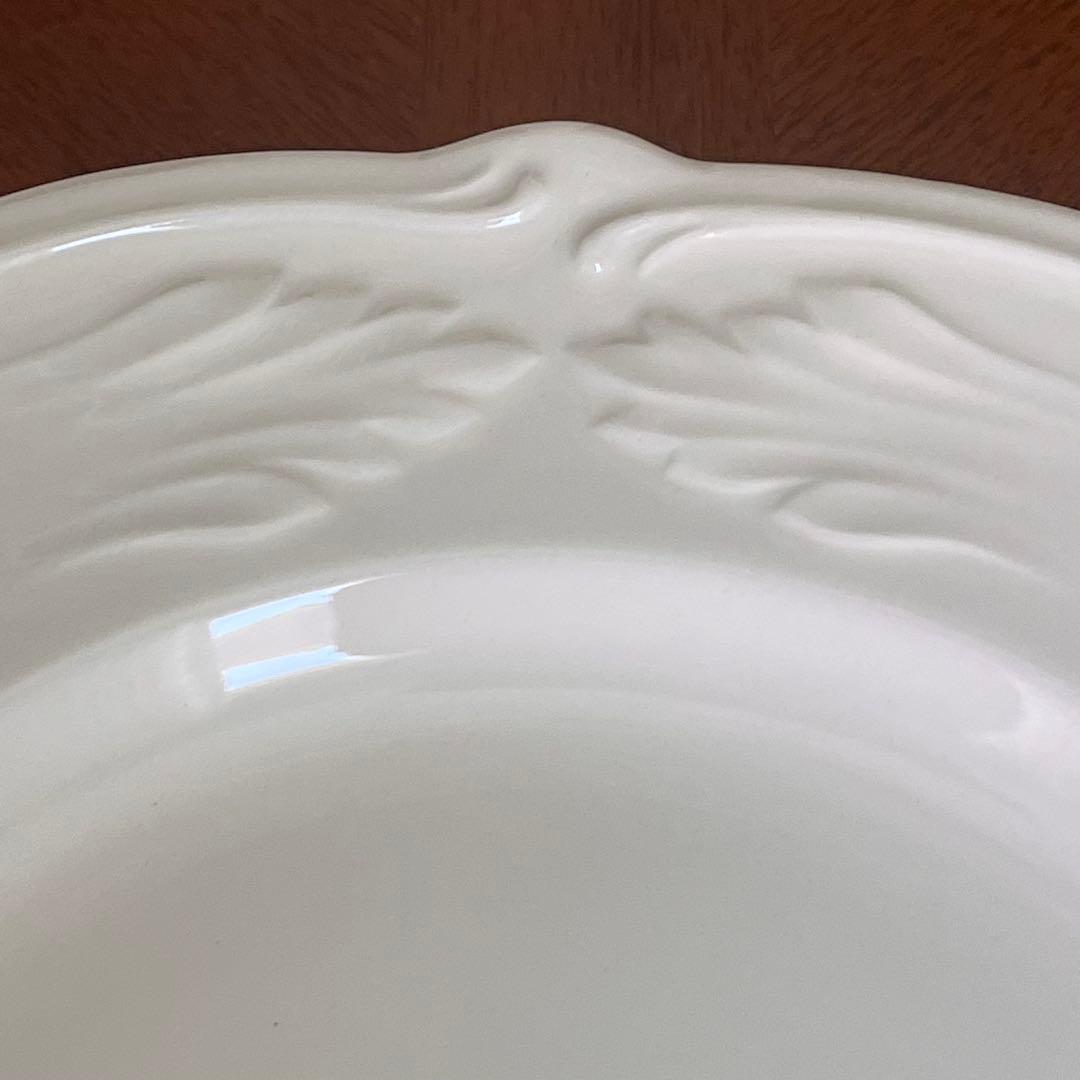 【新品】フランス製　ジアン★ロカイユブラン★ディナー皿　4枚